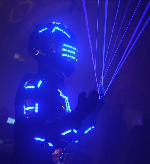 Световое шоу на праздник